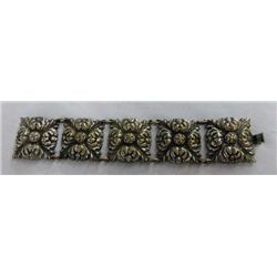 Mexican Alpaca Silver Link Bracelet