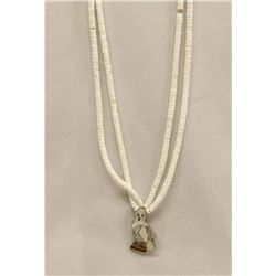 Zuni Snow Owl Pendant Necklace by Pablita Quam
