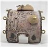 Image 2 : Mexican Mayan Motif Brass Cuff Bracelet