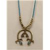 Image 1 : Navajo Double Kachina Naja Necklace