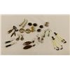 Image 1 : Sterling Silver & Stone Earrings, Collection of 13