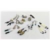 Image 2 : Sterling Silver & Stone Earrings, Collection of 13