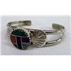 Image 1 : Zuni Child's Bracelet Channel Inlays