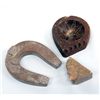 Image 2 : Pipestone Carvings Chief Head, Horseshoe and Bowl