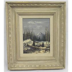 Original Oil Landscape on Board by Jack Threlkeld