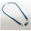 Image 1 : Santo Domingo Turquoise Shell Heishi Necklace