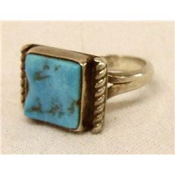 Vintage Navajo Sterling Turquoise Ring