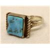 Image 1 : Vintage Navajo Sterling Turquoise Ring