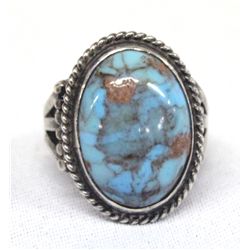 Vintage Navajo Sterling Turquoise Ring