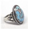 Image 3 : Vintage Navajo Sterling Turquoise Ring