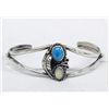 Image 1 : Navajo Sterling Turquoise Mother of Pearl Bracelet