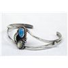 Image 3 : Navajo Sterling Turquoise Mother of Pearl Bracelet