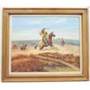 Image 1 : Original Framed Painting - White Eagle