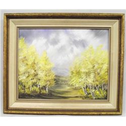 Original Mountain Pastoral Oil Painting--Flanders