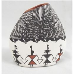 Acoma Eye Dazzler Pillow Pot Vase by Monique G.