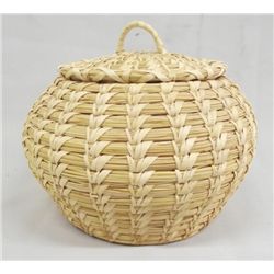 Tohono O'Odham Lidded Basket