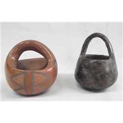 Vintage Pueblo Pottery Baskets