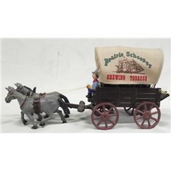 Vintage Cast Iron Advertising Connestoga Wagon