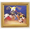 Image 1 : Mexican Pinata Original Signed Painting by Rolando