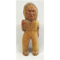 Vintage Chippewa Carved Indian--Waupaca, Wisconsin