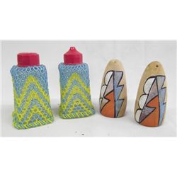 Tesuque Poster Painted Salt & Pepper Shakers Plus