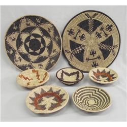 Collection of Seven Ethnic Baskets