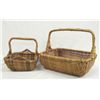Image 1 : Vintage Three Toned Woven Baskets