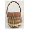 Image 1 : Penobscot Native American Woven Handled Basket