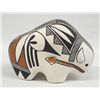 Image 1 : Acoma Fine Line Pottery Buffalo by R. Boren