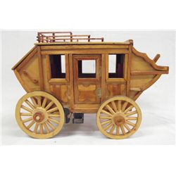 2001 Miniature Wooden Stagecoach by Don Vogle