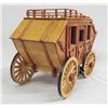 Image 2 : 2001 Miniature Wooden Stagecoach by Don Vogle