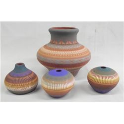 Navajo Etched Pottery by C. Torres