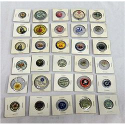 1940-70s Collection of 30 Pin Back Buttons