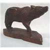 Image 1 : Wooden Wolf Carving