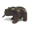 Image 2 : Carved Wooden Bear with Fish
