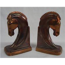 Copper Horse Bookends