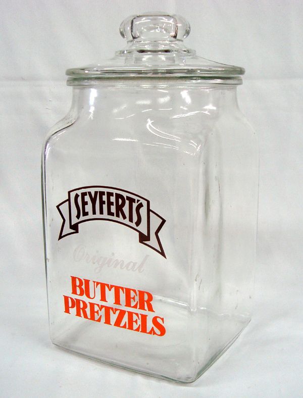 Vintage Seyfert's Original Butter Pretzels Jar