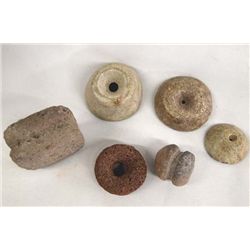 Prehistoric Stone Fishing Sinkers & Straighteners