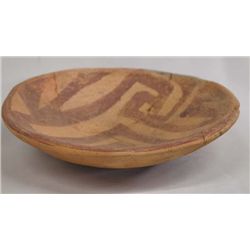 Prehistoric Anasazi Shallow Bowl--Maze Pattern