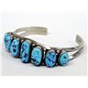Image 2 : Navajo Sterling Turquoise Bracelet - RG