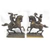 Image 1 : English Copper Falconer & Hunter on Horses