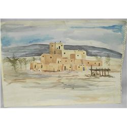 Original Water Color on Artist Paper - Archuleta