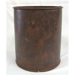 Vintage Copper Waste Can
