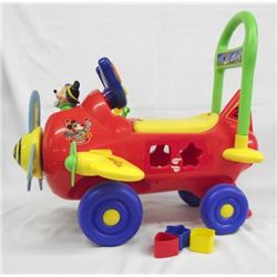 KiddieLand Mickey Plane-Ride On Toy