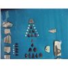 Image 2 : Prehistoric Framed Arrowhead Sherd Bead Display