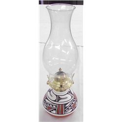 Isleta Pottery Lamp by B & M Jojola