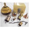 Image 1 : Three Wooden Containers with Collector Bells