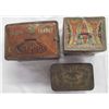 Image 3 : Antique Set of 3 Tins