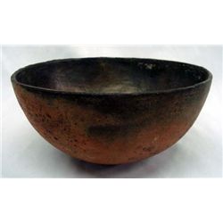Prehistoric Mimbres Black Burnished Bowl