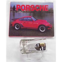 Porsche Stuttgart Leaded Glass Mug & Porsche Book